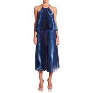 MASON Peacock Blue Sold Out Pleated Maxi size 2